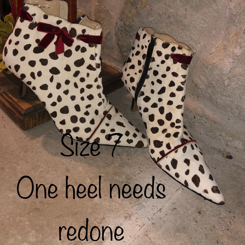 Striking bootie heels